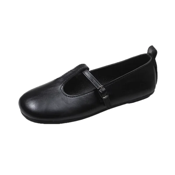 Women's Round Toe T Strap Shoes