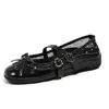 Women's Round Toe Bow Flats