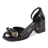 Women's Heart Shaped Bow Heels