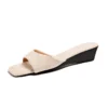 sg-11134201-822wk-modl0w8k61ahd1.webp Women's Suede Wedge Slide Sandals