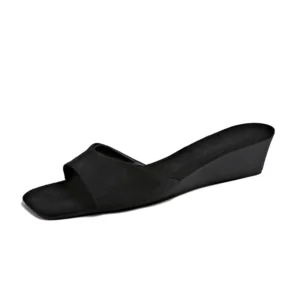 sg-11134201-822xd-modl0vv4gf0s8f.webp Women's Suede Wedge Slide Sandals