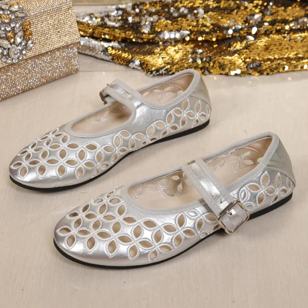Women's Hollow Pattern Flats