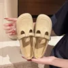Women's Suede Square Toe Mary Janes